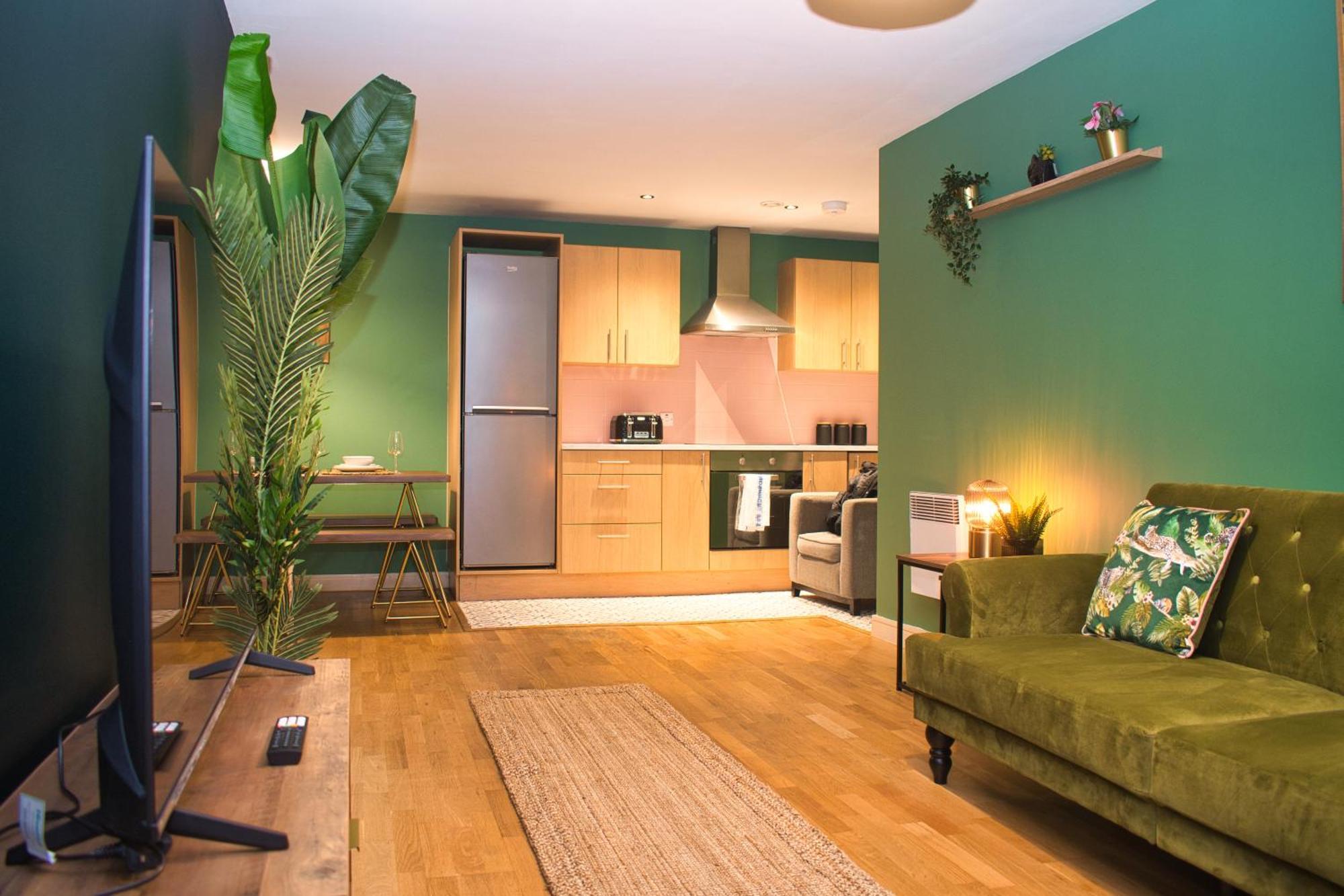 Spacious City Centre Apt - Free Parking - Ao Arena Manchester Exterior foto